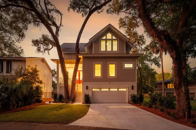 Front of this home in Sea Pines
