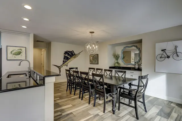 Dining area of this home in Sea Pines