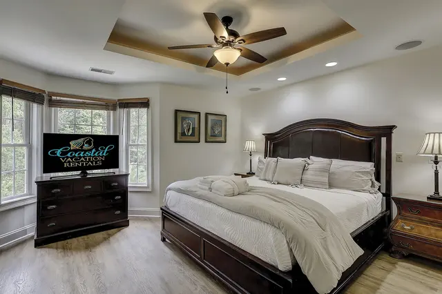 Bedroom of this home in Sea Pines
