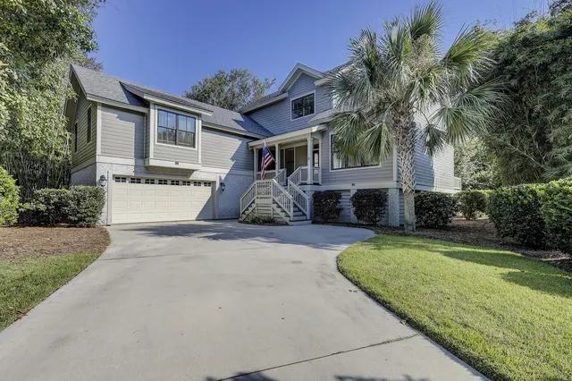 Outside of this home in Sea Pines