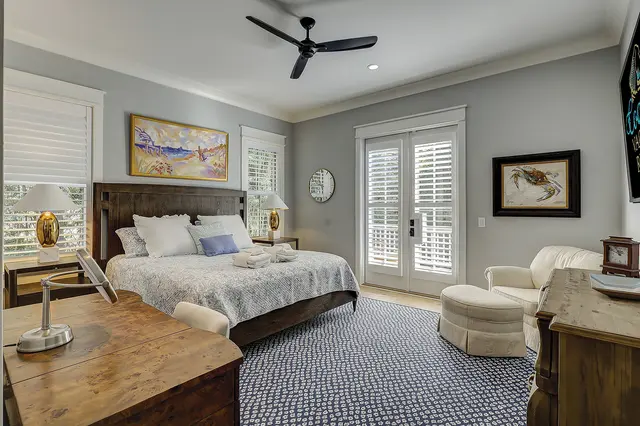Bedroom of this home in Sea Pines