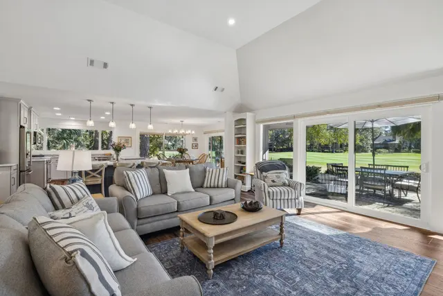Living room of this home in Sea Pines