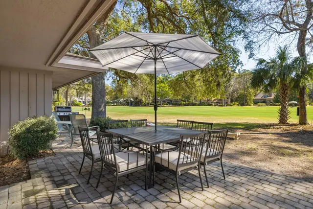 Outdoor space of this home in Sea Pines