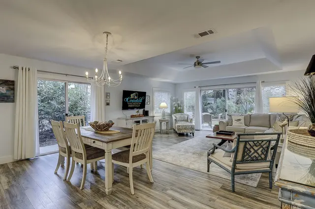 Dining area of this home in Sea Pines