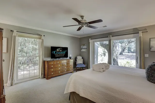Bedroom of this home in Sea Pines
