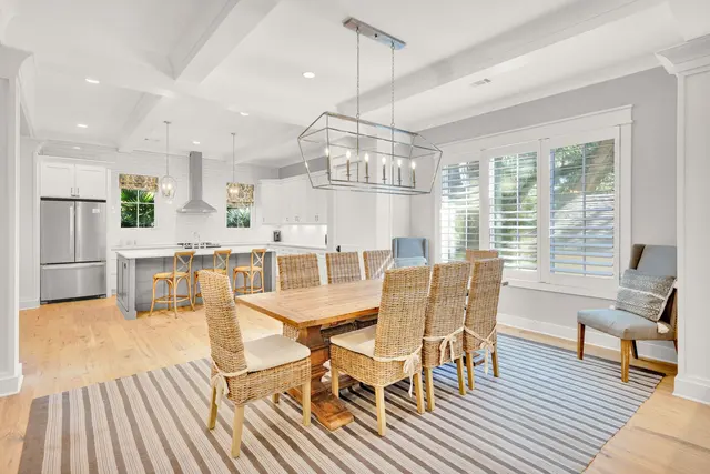Dining area of this home in Sea Pines