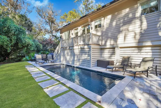 Pool of this home in Sea Pines