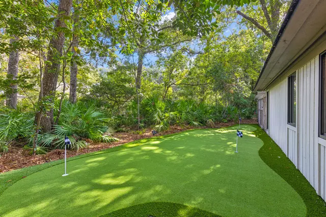 Putting green of this home in Sea Pines