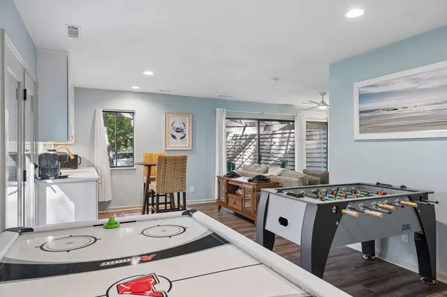 Game room of this home in Sea Pines