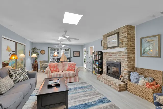 Living room of this home in Sea Pines