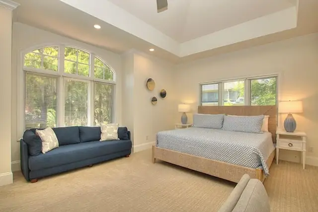 Bedroom of this home in Sea Pines