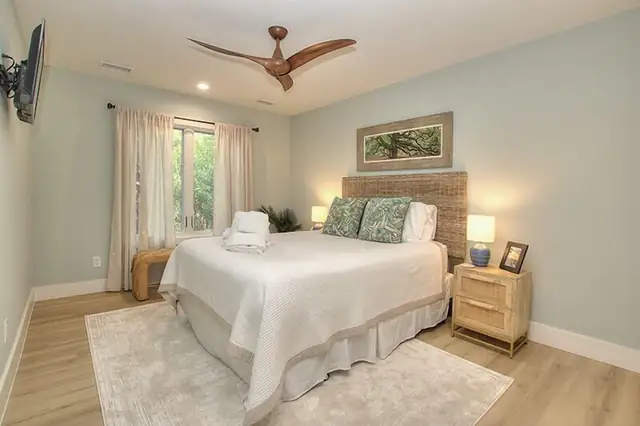 Bedroom of this home in Sea Pines