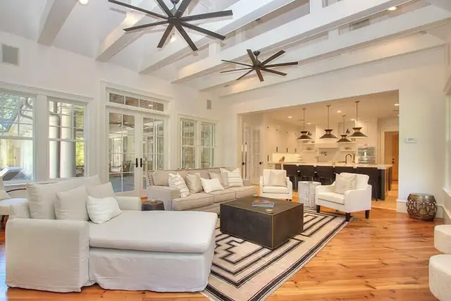 Living room of this home in Sea Pines