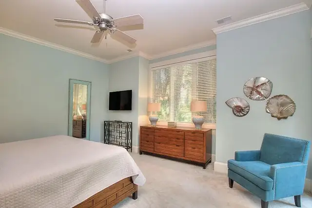 Bedroom of this home in Sea Pines