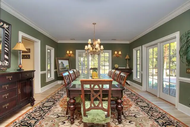 Dining area of this home in Sea Pines