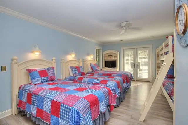 Bedroom of this home in Sea Pines