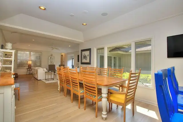 Dining area of this home in Sea Pines