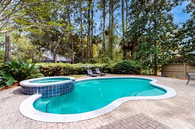 Pool of this home in Sea Pines