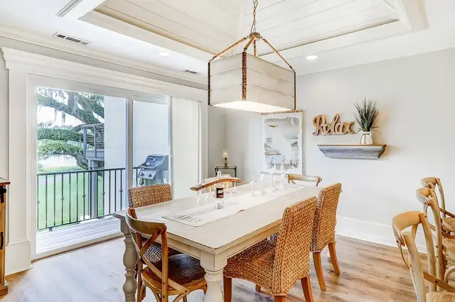 Dining area of this home in Sea Pines
