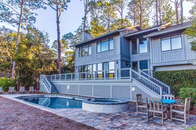 Pool of this home in Sea Pines
