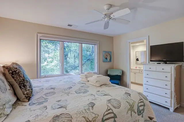 Bedroom of this home in Sea Pines