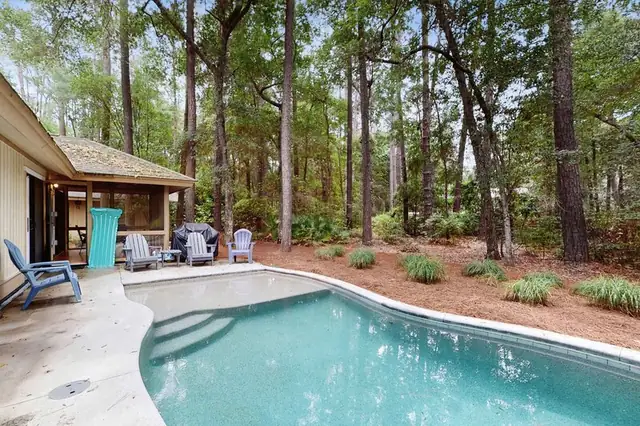 Pool of this home in Sea Pines