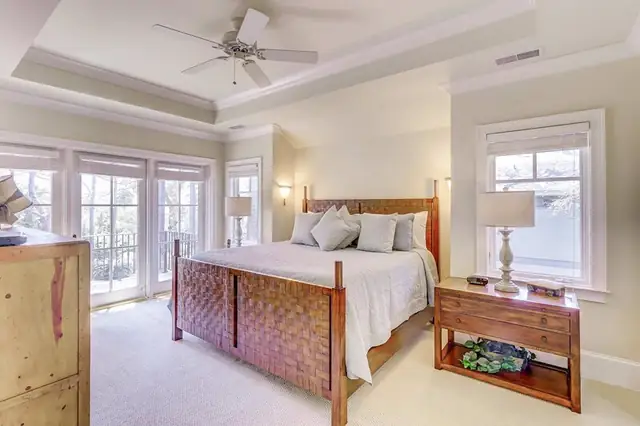 Bedroom of this home in Sea Pines