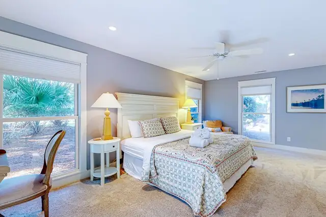 Bedroom of this home in Sea Pines