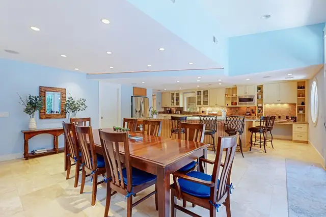 Dining area of this home in Sea Pines