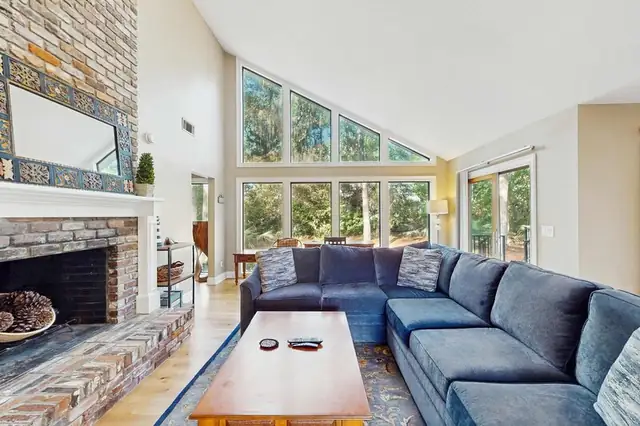 Living room of this home in Sea Pines
