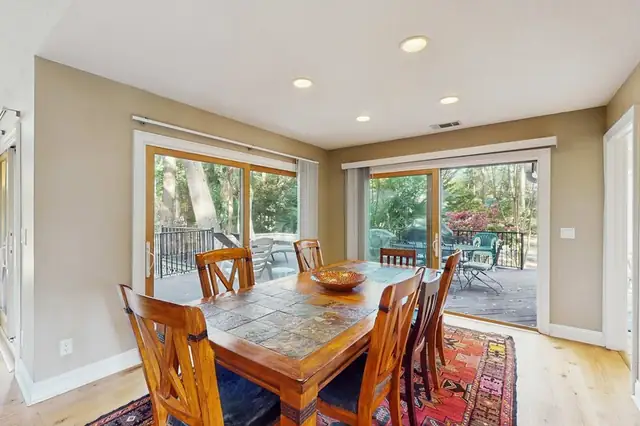 Dining area of this home in Sea Pines