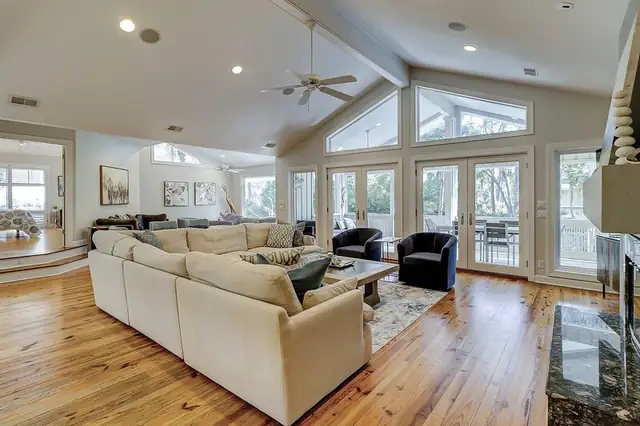 Living room of this home in Sea Pines