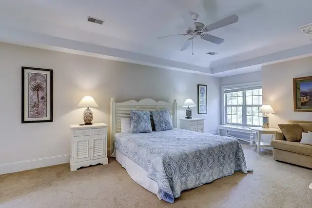 Bedroom of this home in Sea Pines