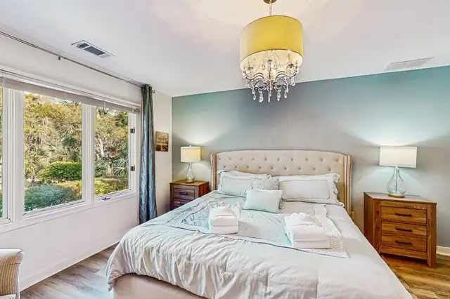 Bedroom of this home in Sea Pines