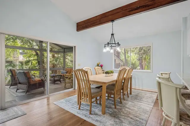 Dining area of this home in Sea Pines