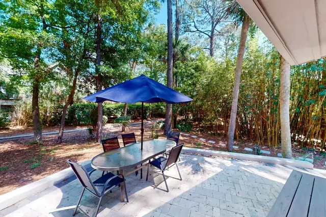 Balcony of this home in Sea Pines