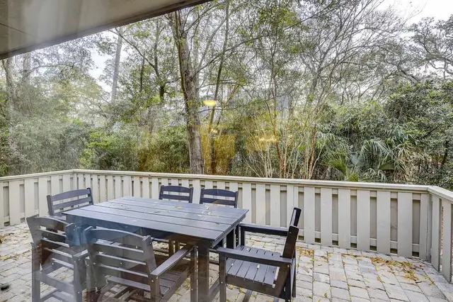 Balcony of this home in Sea Pines