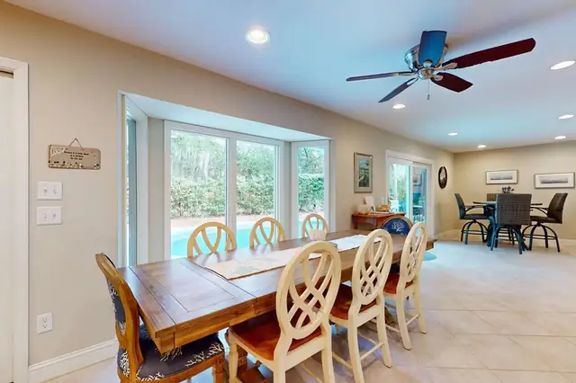 Dining area of this home in Sea Pines