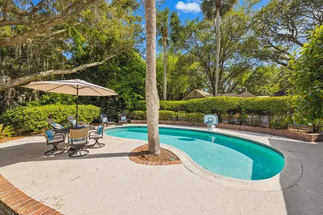 Pool of this home in Sea Pines