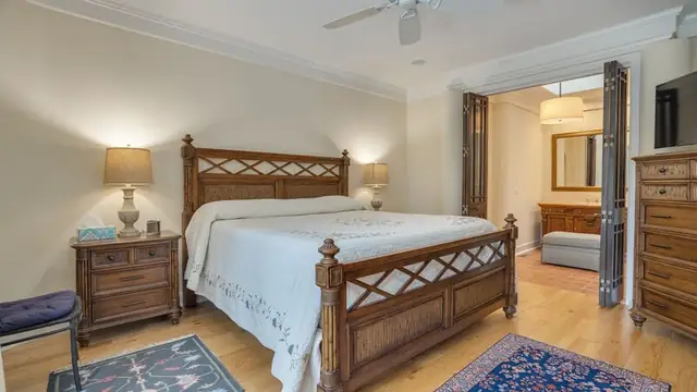 Bedroom of this home in Sea Pines