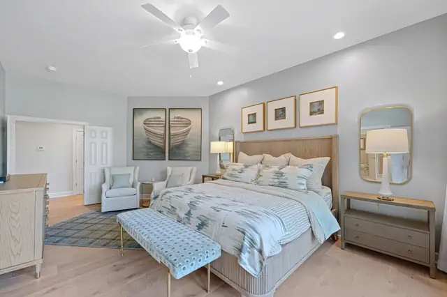 Bedroom of this home in Sea Pines