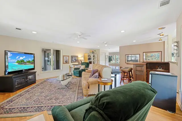 Living room of this home in Sea Pines