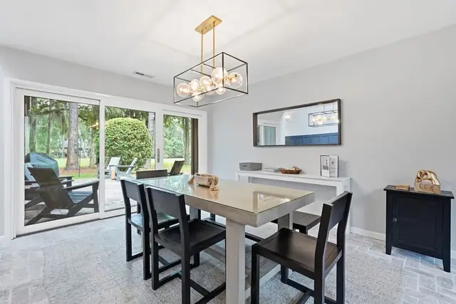 Dining area of this home in Sea Pines