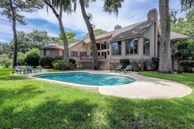Pool of this home in Sea Pines