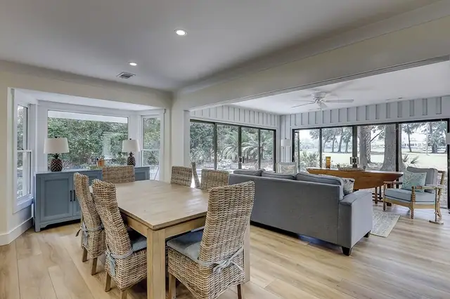 Dining area of this home in Sea Pines