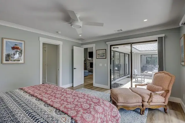 Bedroom of this home in Sea Pines