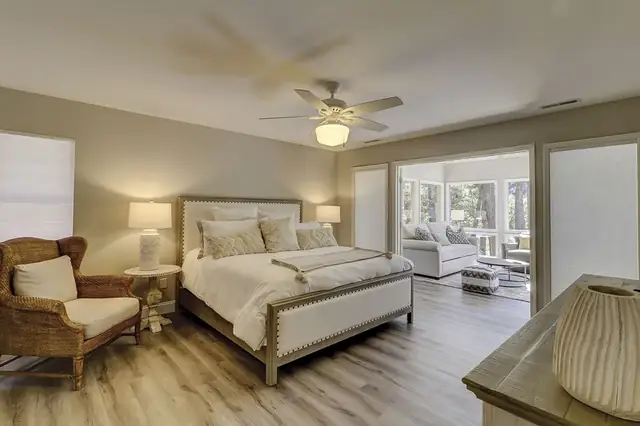 Bedroom of this home in Sea Pines
