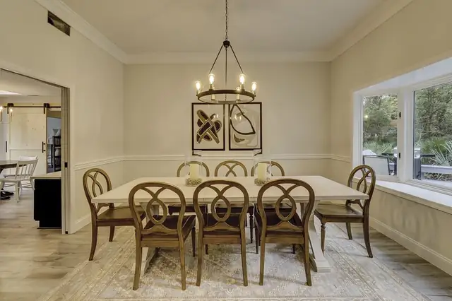 Dining area of this home in Sea Pines