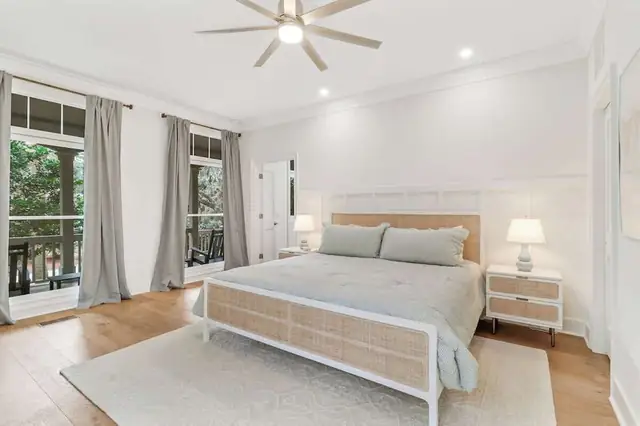 Bedroom of this home in Sea Pines