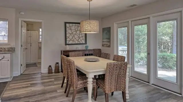 Dining area of this home in Sea Pines